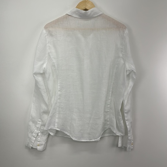 Scoop NYC Linen Button-Down Shirt L - Picture 8 of 8
